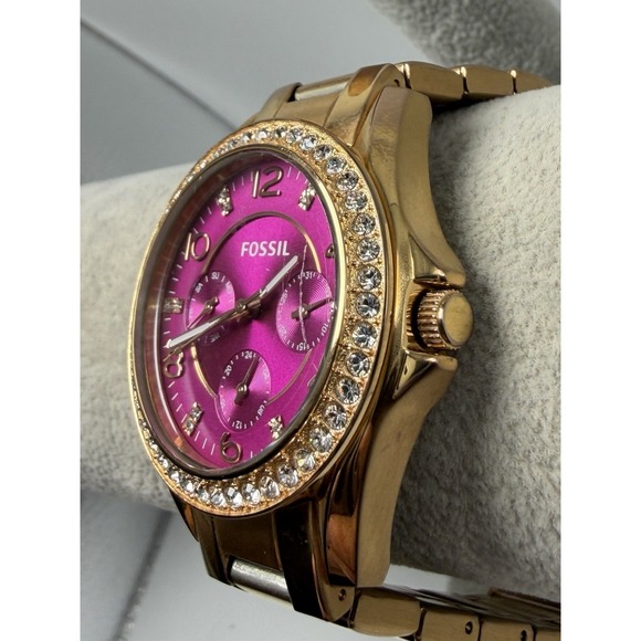 Fossil ES3531 New Battery Ladies Riley Watch 39MM 6.25\